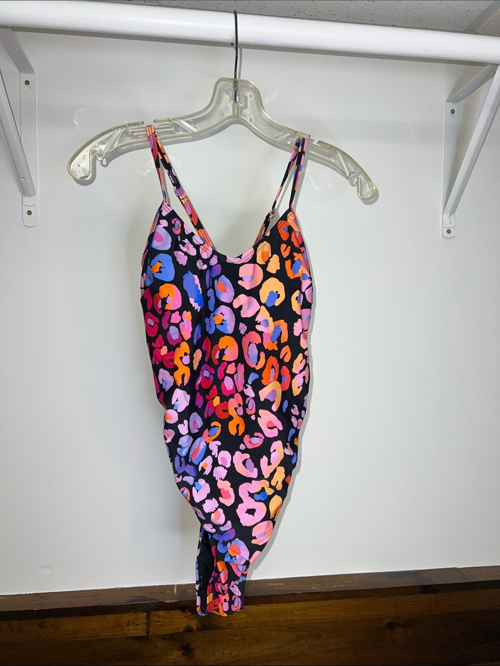NWT Cupshe One-Piece‎ Swimsuit in Multicolor Leopard Print- M